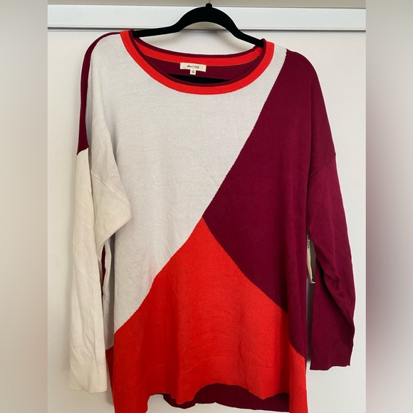 Color block sweater Olive and Vine - Picture 3 of 5